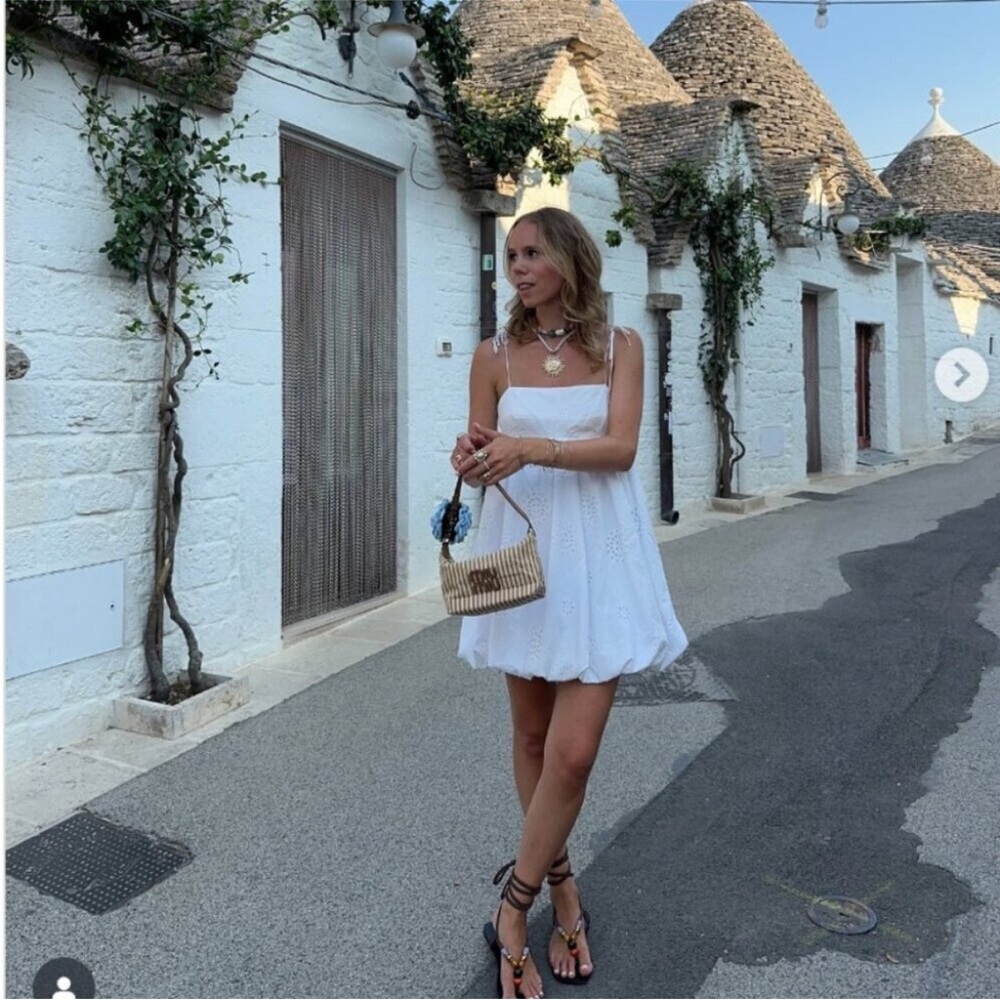 Zara Open Back Bubble Dress